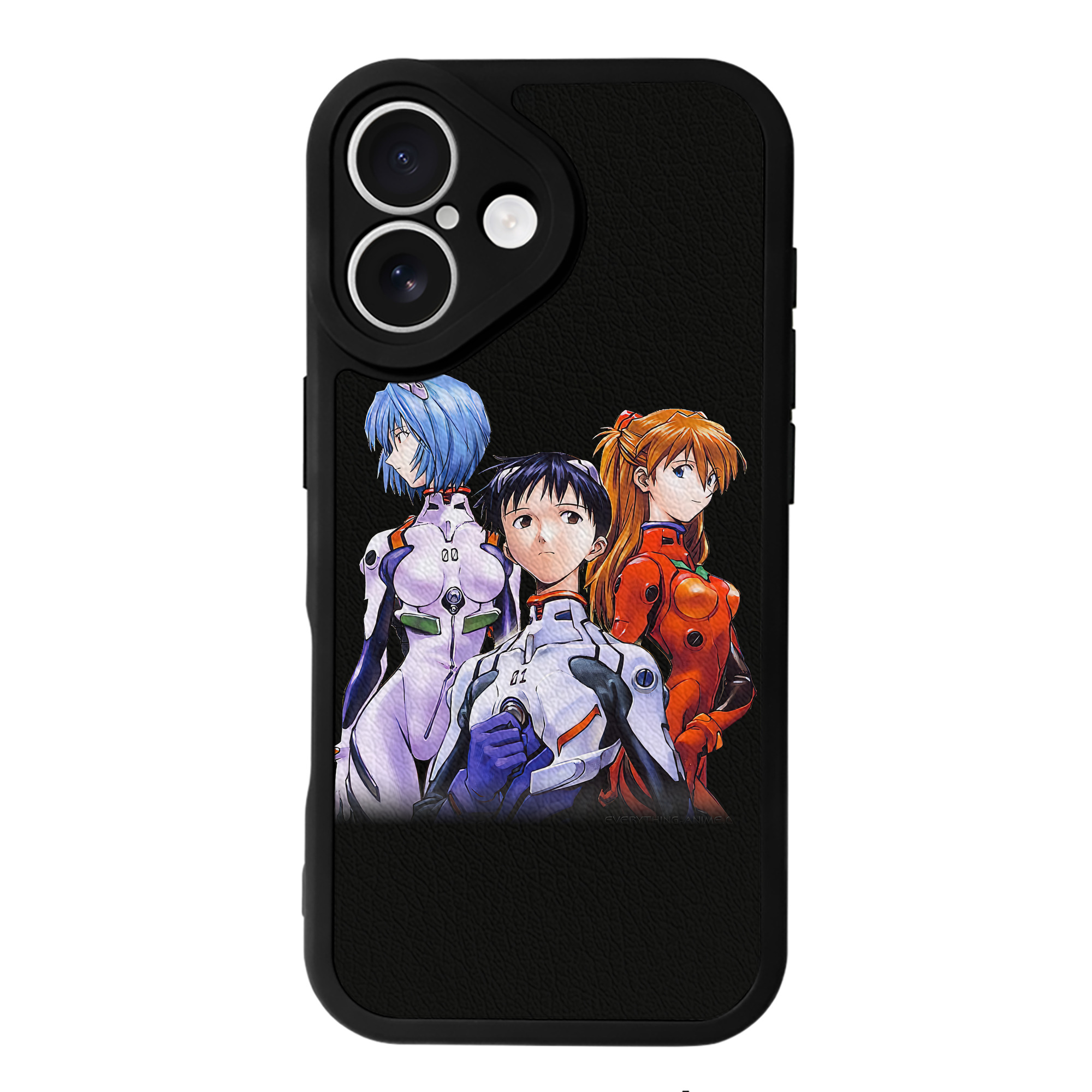 （画像用） EVA 新世紀エヴァンゲリオン 【iPhone 16シリーズ対応】シリコンスマホケース（レザー調） 材質：シリコン